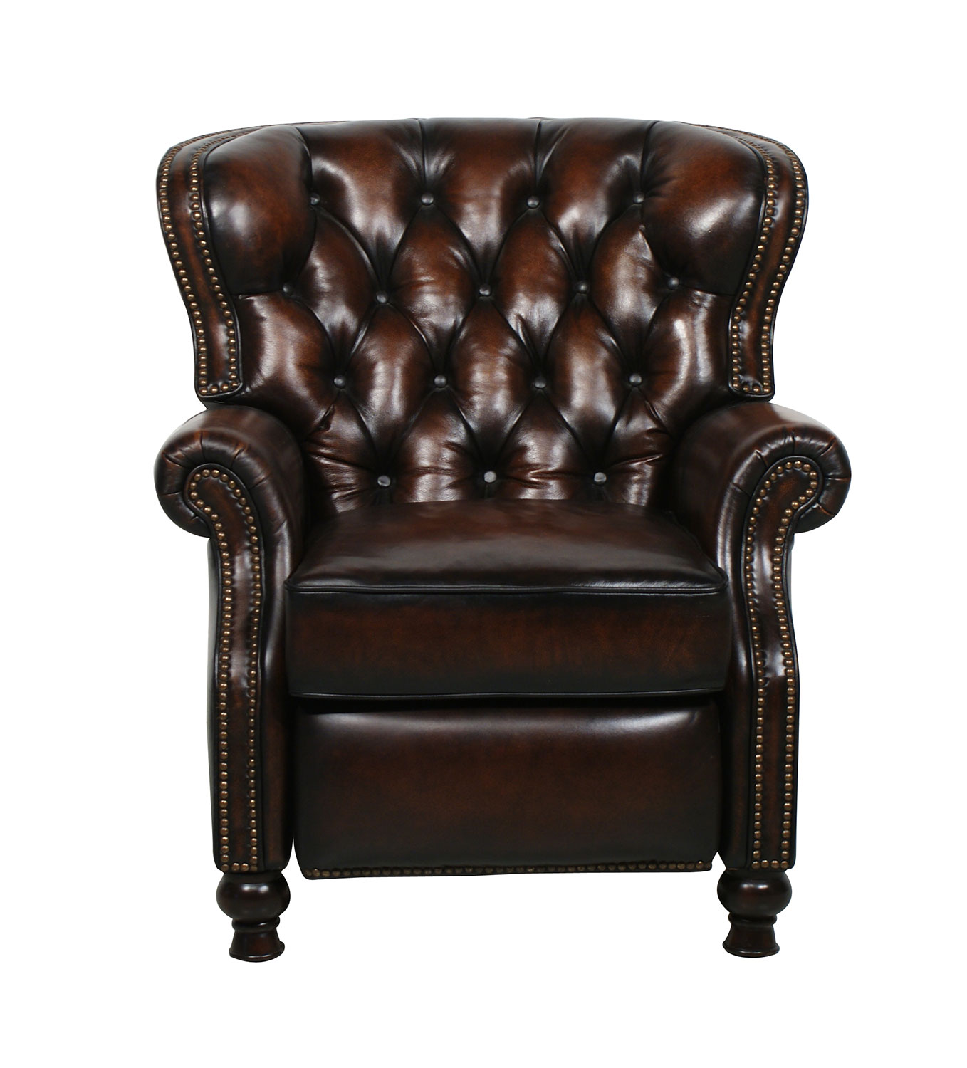 Barcalounger Presidental ll Vintage Reserve Leather Recliner - Coffee