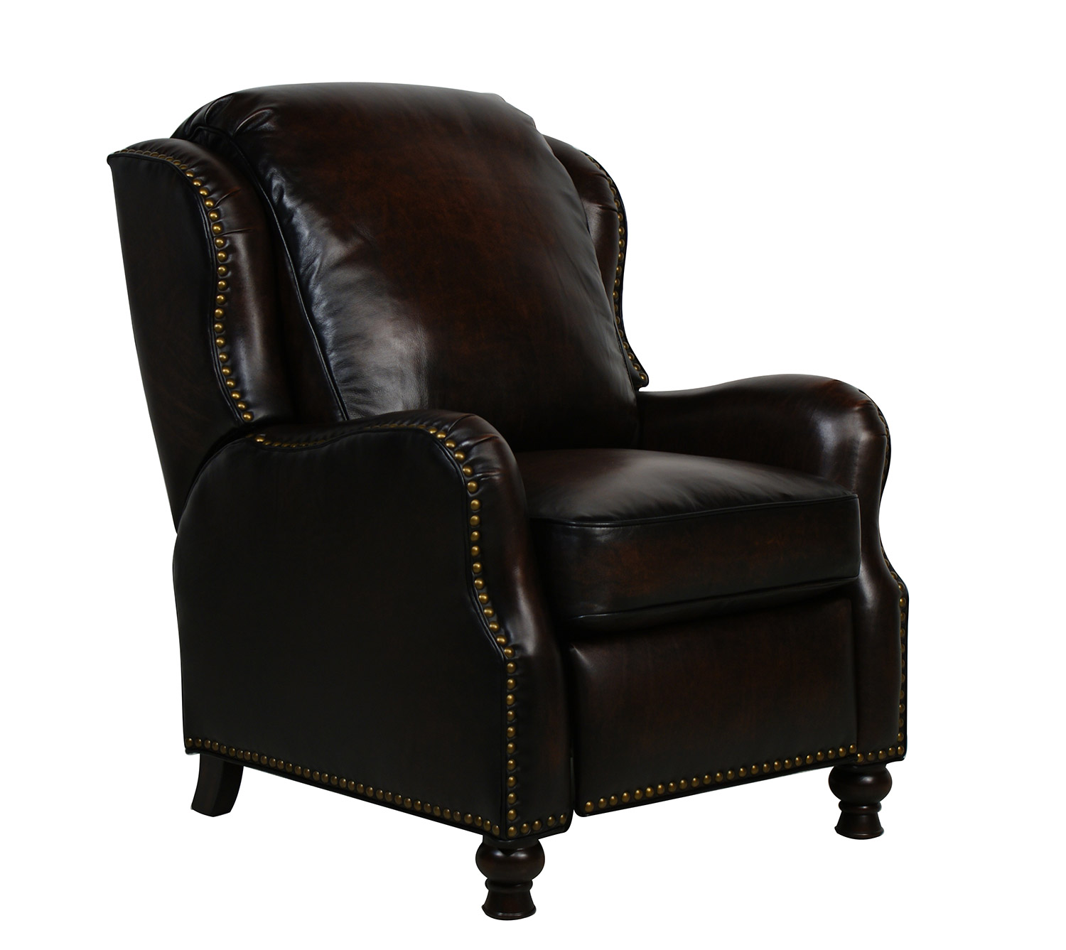 Barcalounger Sierra Ll Vintage Reserve Leather Recliner - Coffee 7-4165 ...