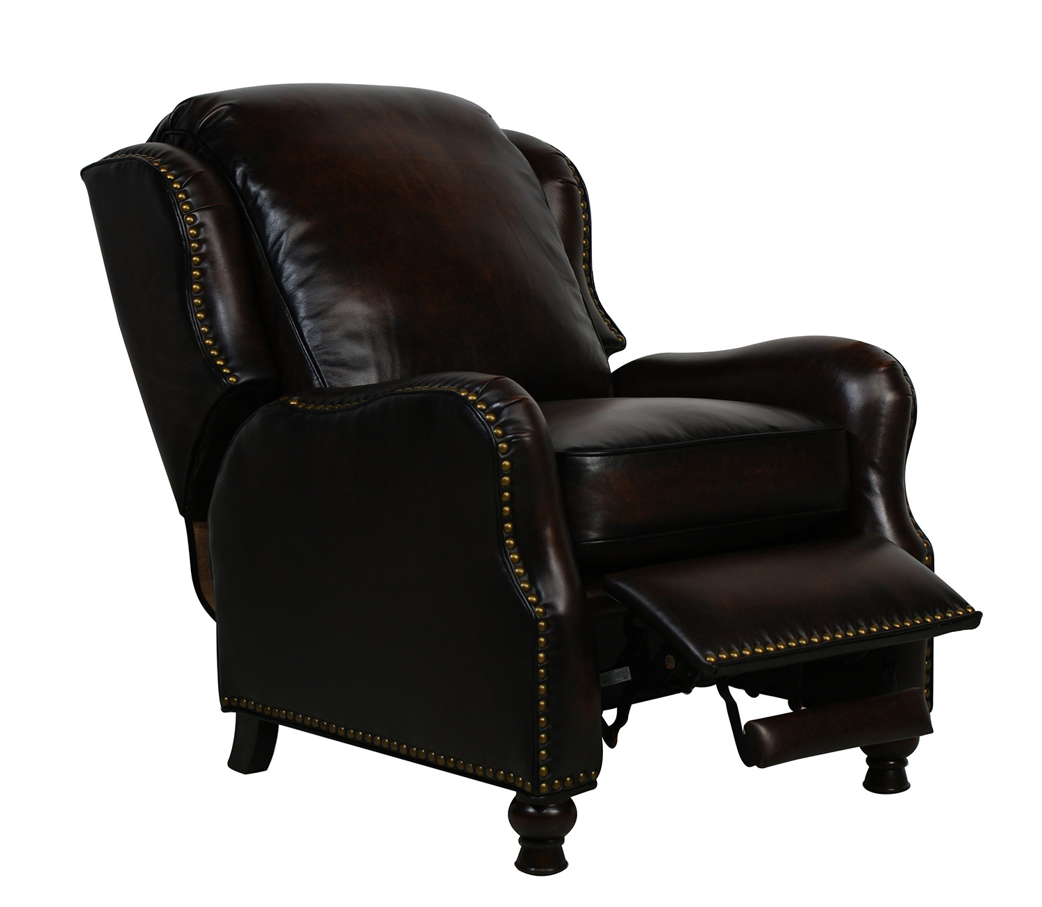 Barcalounger Sierra ll Vintage Reserve Leather Recliner - Coffee