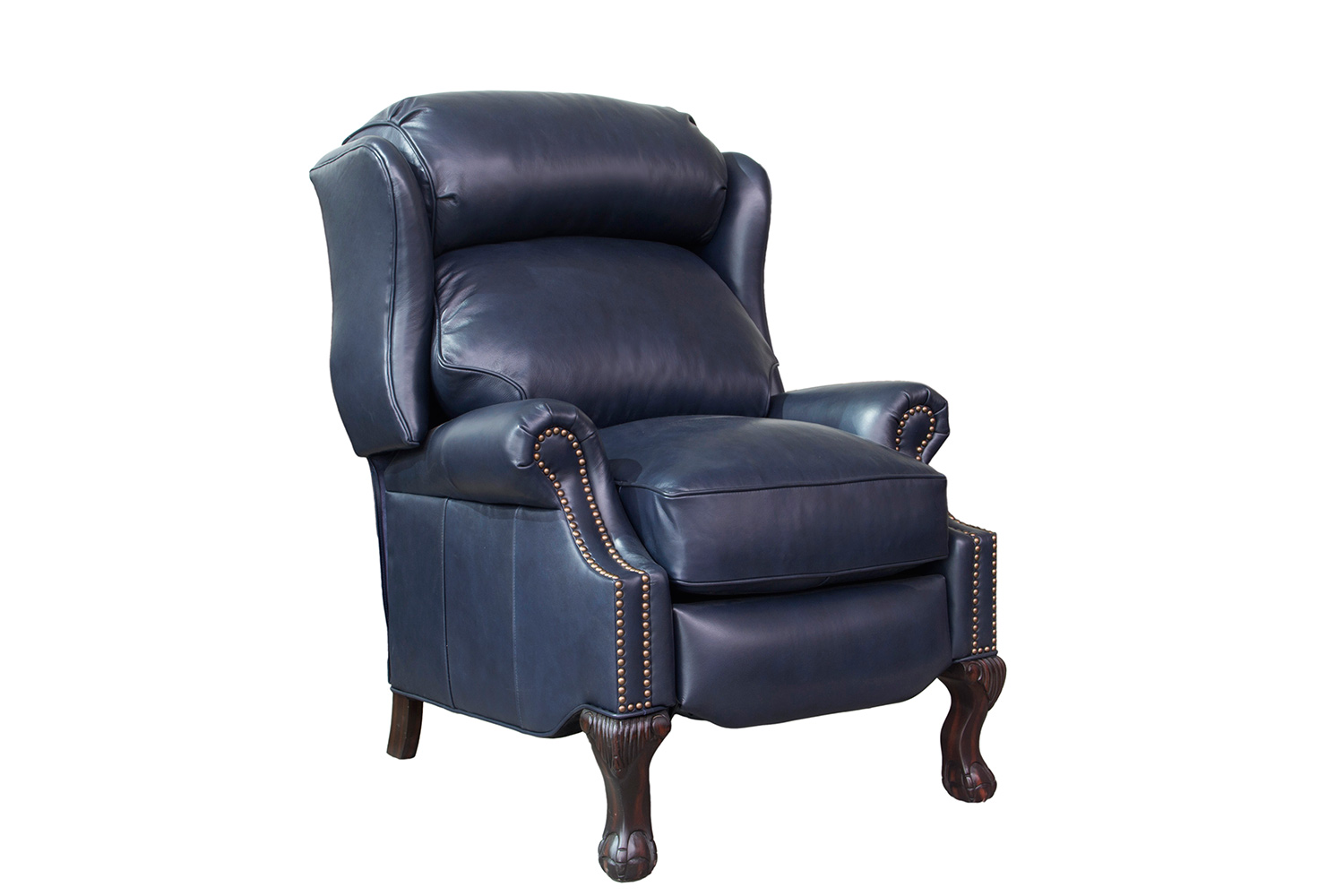 Barcalounger Danbury Recliner Chair - Shoreham Blue/All Leather