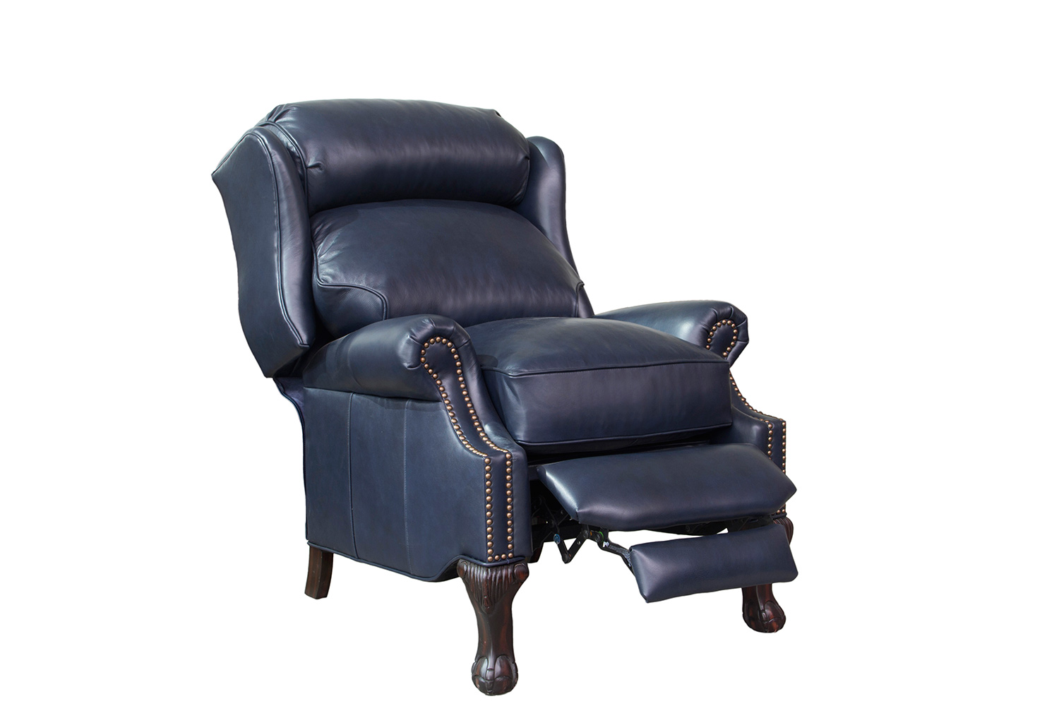 Barcalounger Danbury Recliner Chair - Shoreham Blue/All Leather