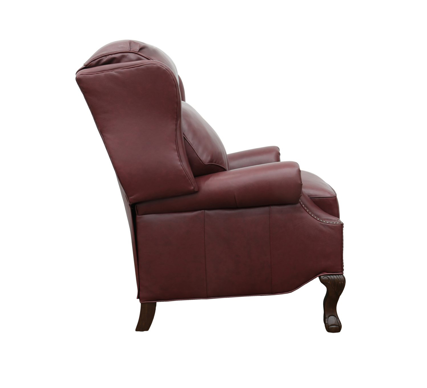 Barcalounger Danbury Recliner Chair - Shoreham Wine/all leather