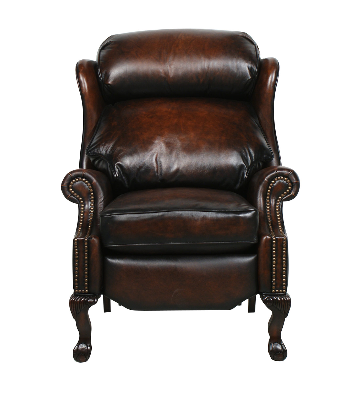 Barcalounger Danbury ll Vintage reserve Leather Recliner - Coffee