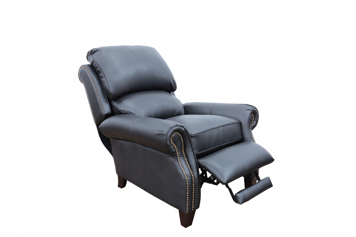 Barcalounger Churchill Recliner Chair - Wenlock Onyx/All Leather