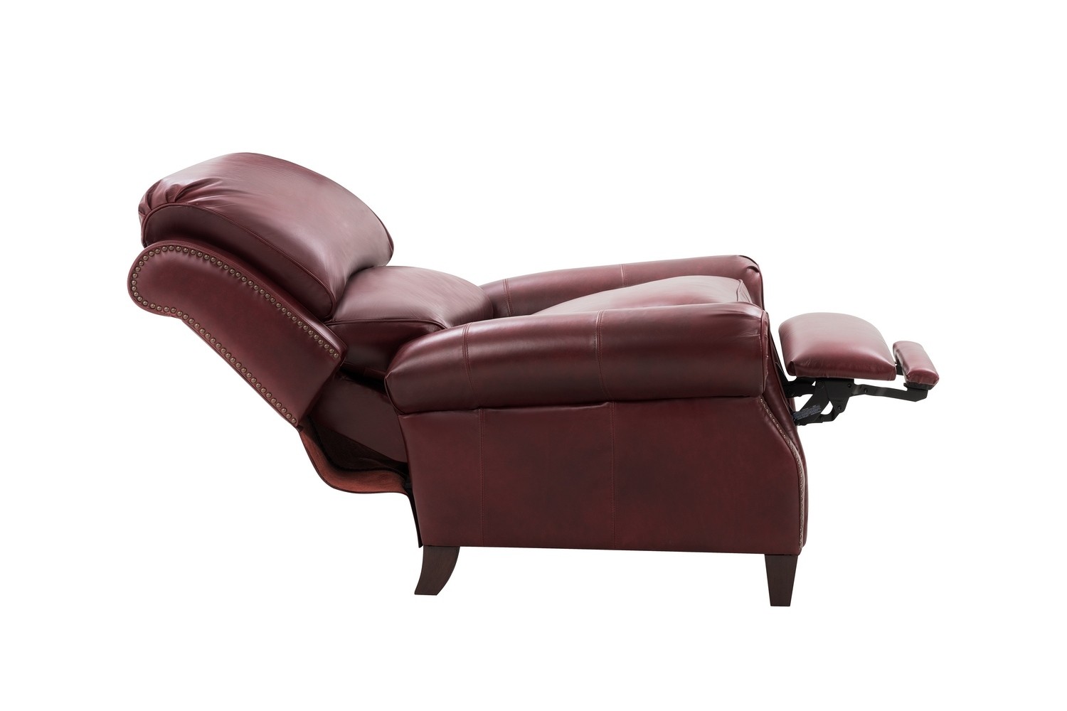 Barcalounger Churchill Recliner Chair - Emerson Sangria/Top Grain Leather