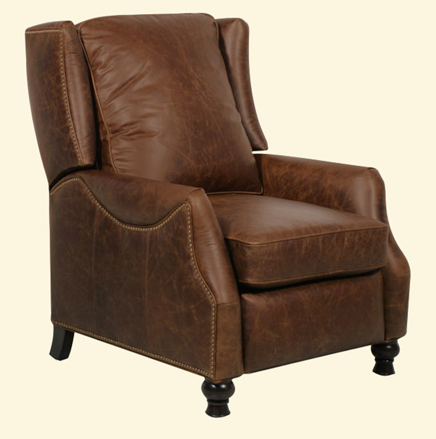 Barcalounger Ashton ll Vintage Reserve Leather Recliner - Brown