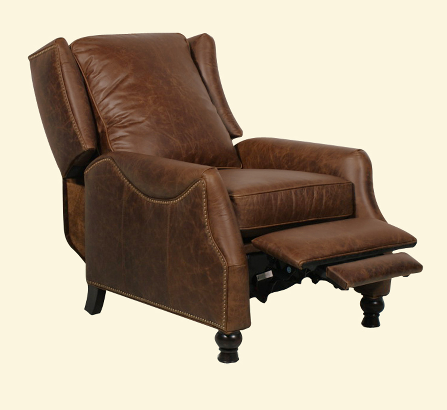 Barcalounger Ashton ll Vintage Reserve Leather Recliner - Brown