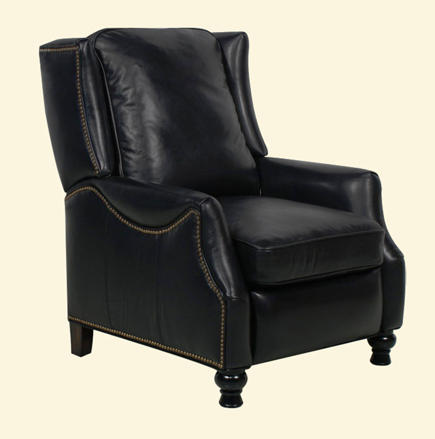 Barcalounger Ashton ll Vintage Reserve Leather Recliner - Black