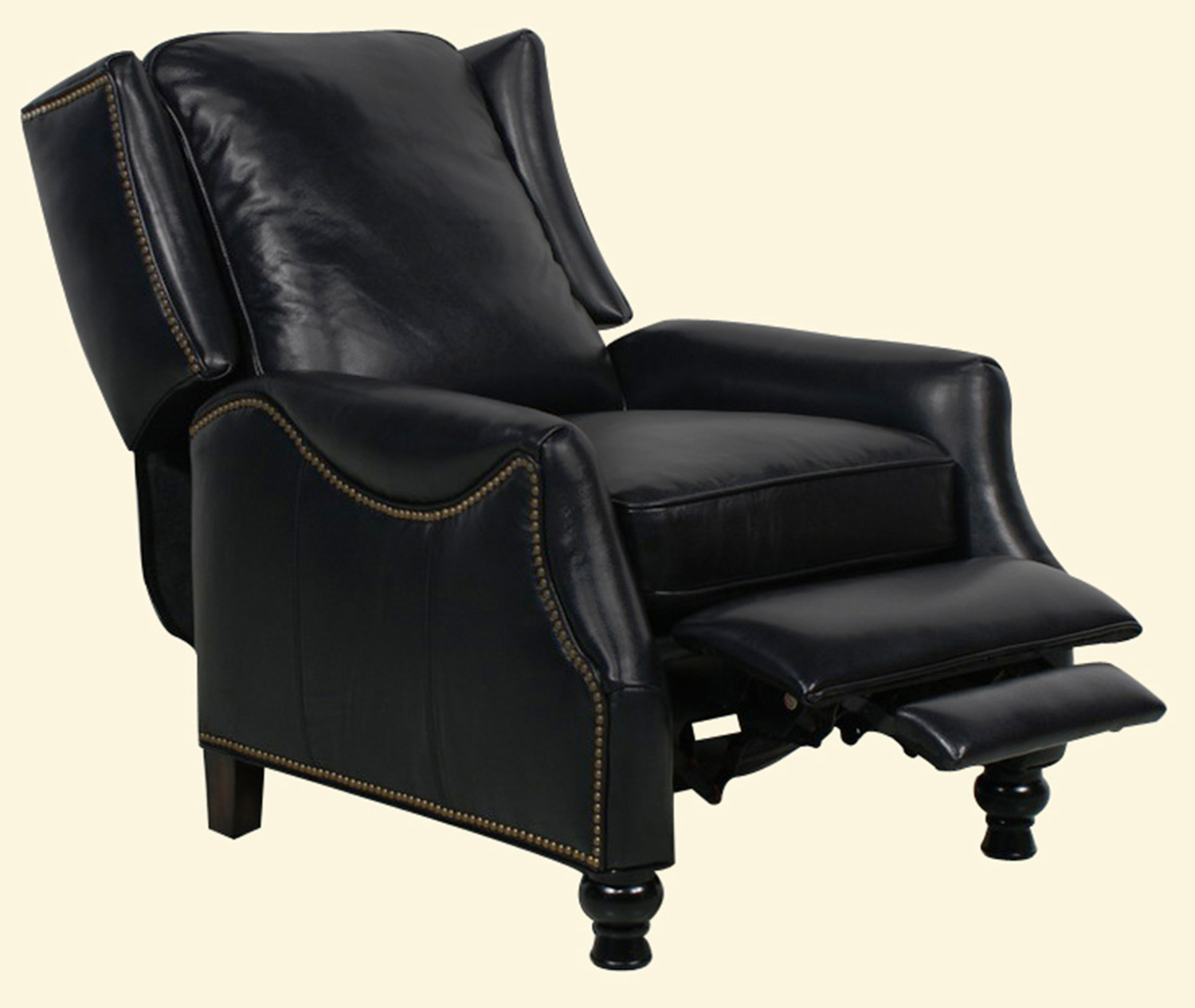 Barcalounger Ashton ll Vintage Reserve Leather Recliner - Black