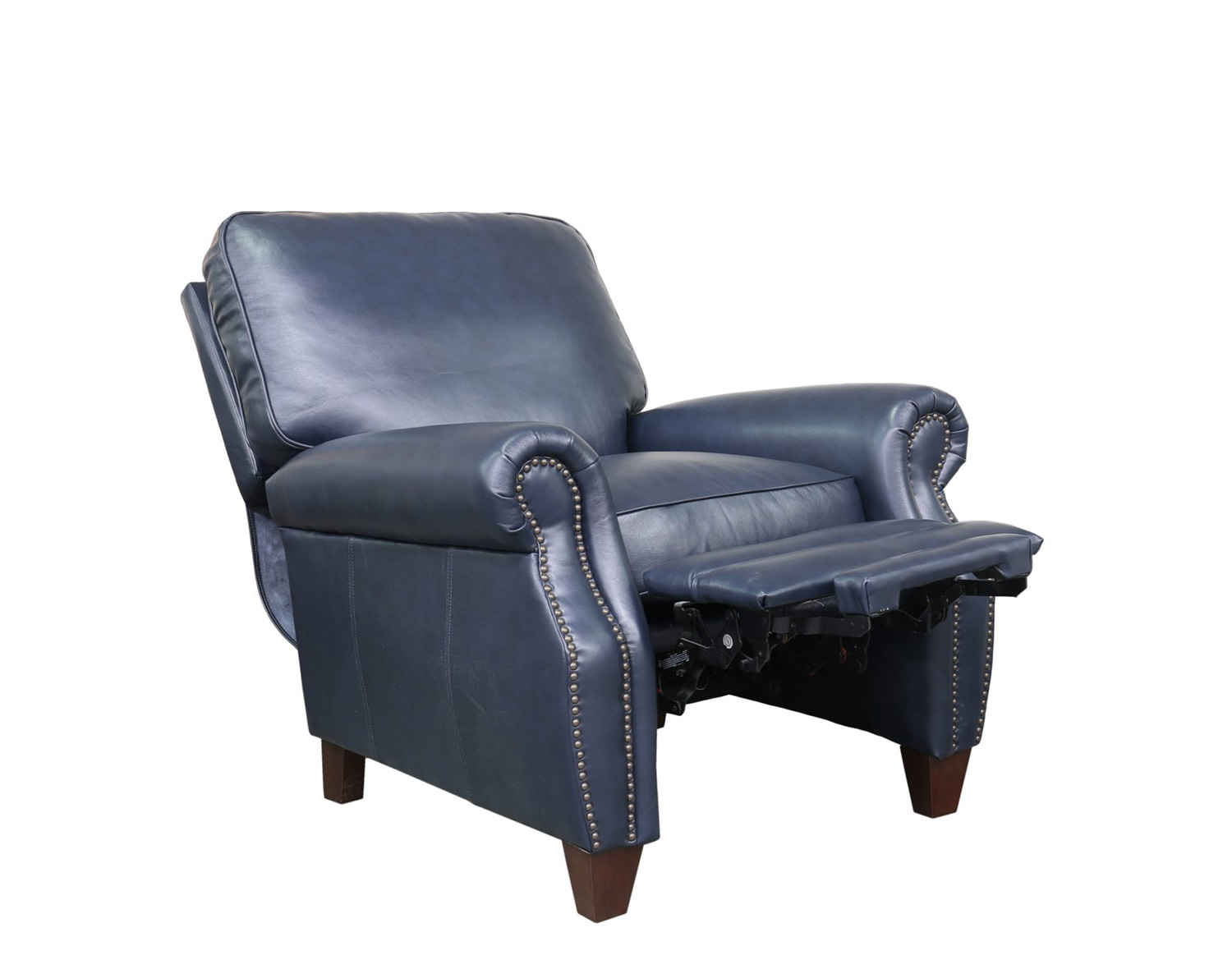 Barcalounger Briarwood Recliner Chair - Shoreham Blue/all leather