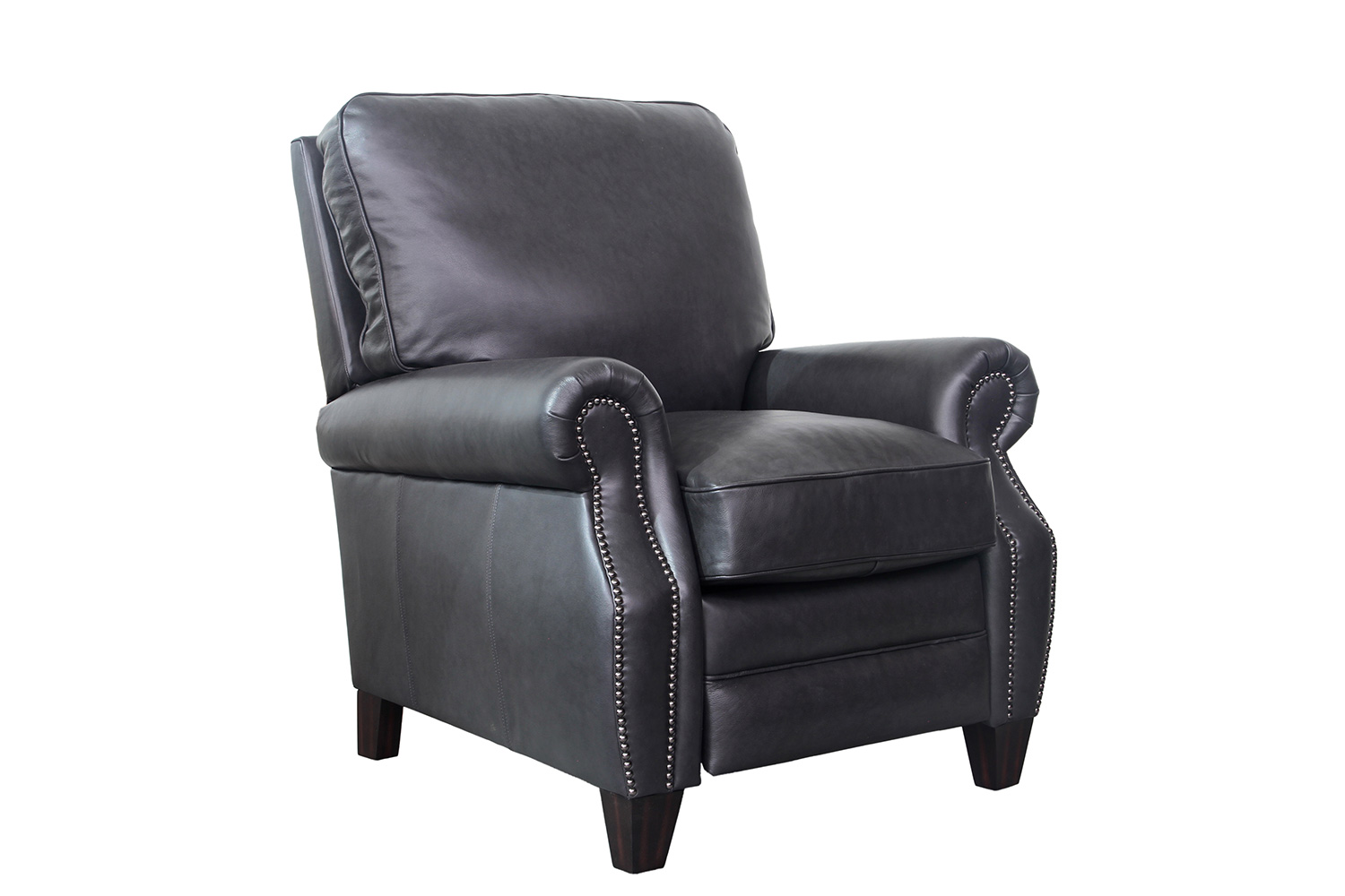 Barcalounger Briarwood Recliner Chair - Shoreham Gray/All Leather
