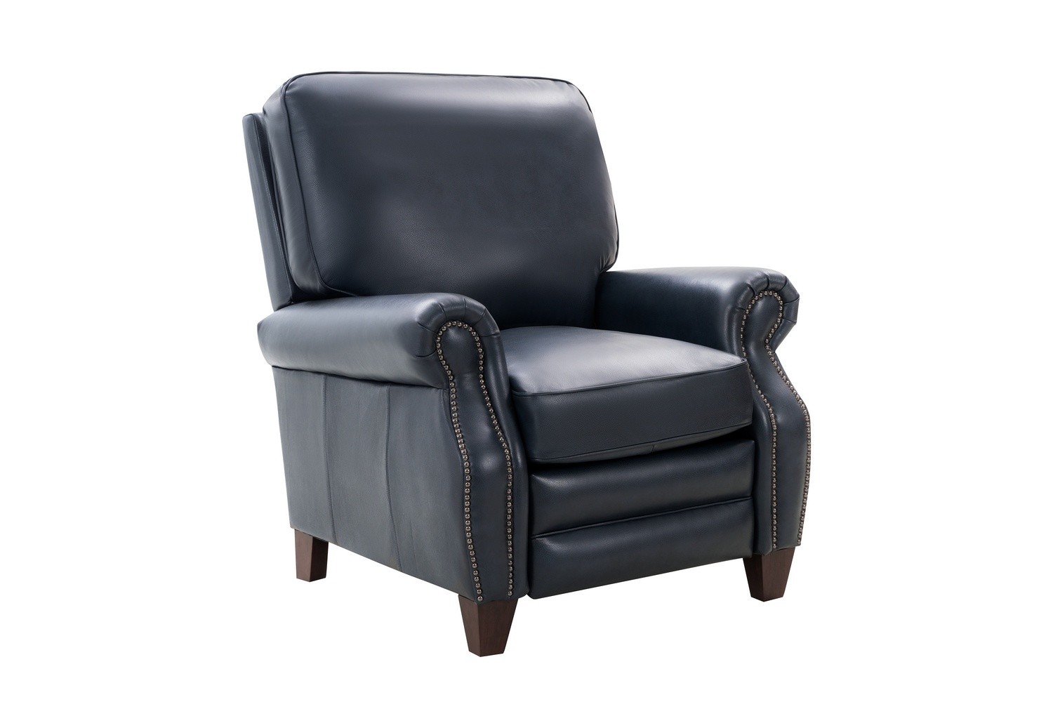 Barcalounger Briarwood Recliner Chair - Barone Navy Blue/All Leather