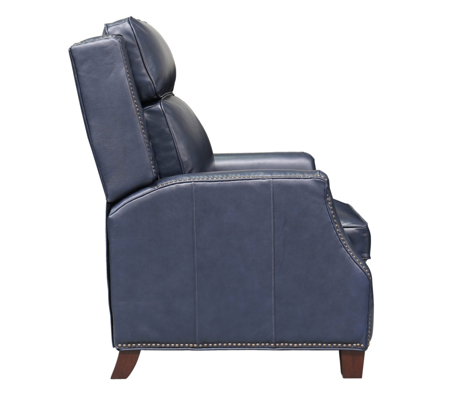 Barcalounger Van Buren Recliner Chair - Shoreham Blue/all leather