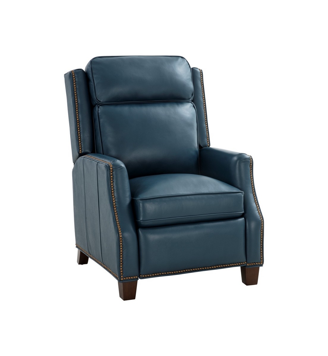 Barcalounger Van Buren Recliner Chair - Prestin Yale Blue/All Leather