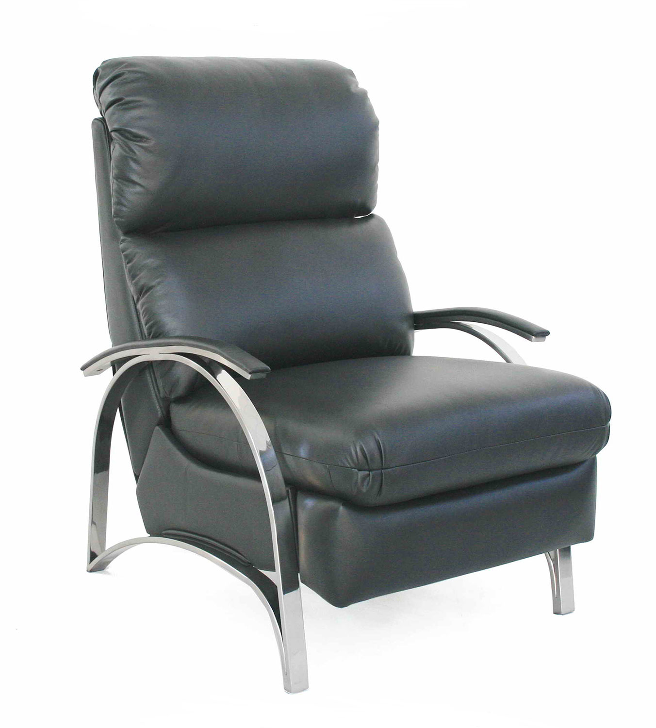 Barcalounger Spectra ll Leather Recliner - Black 7-4721-Stargo-Black at