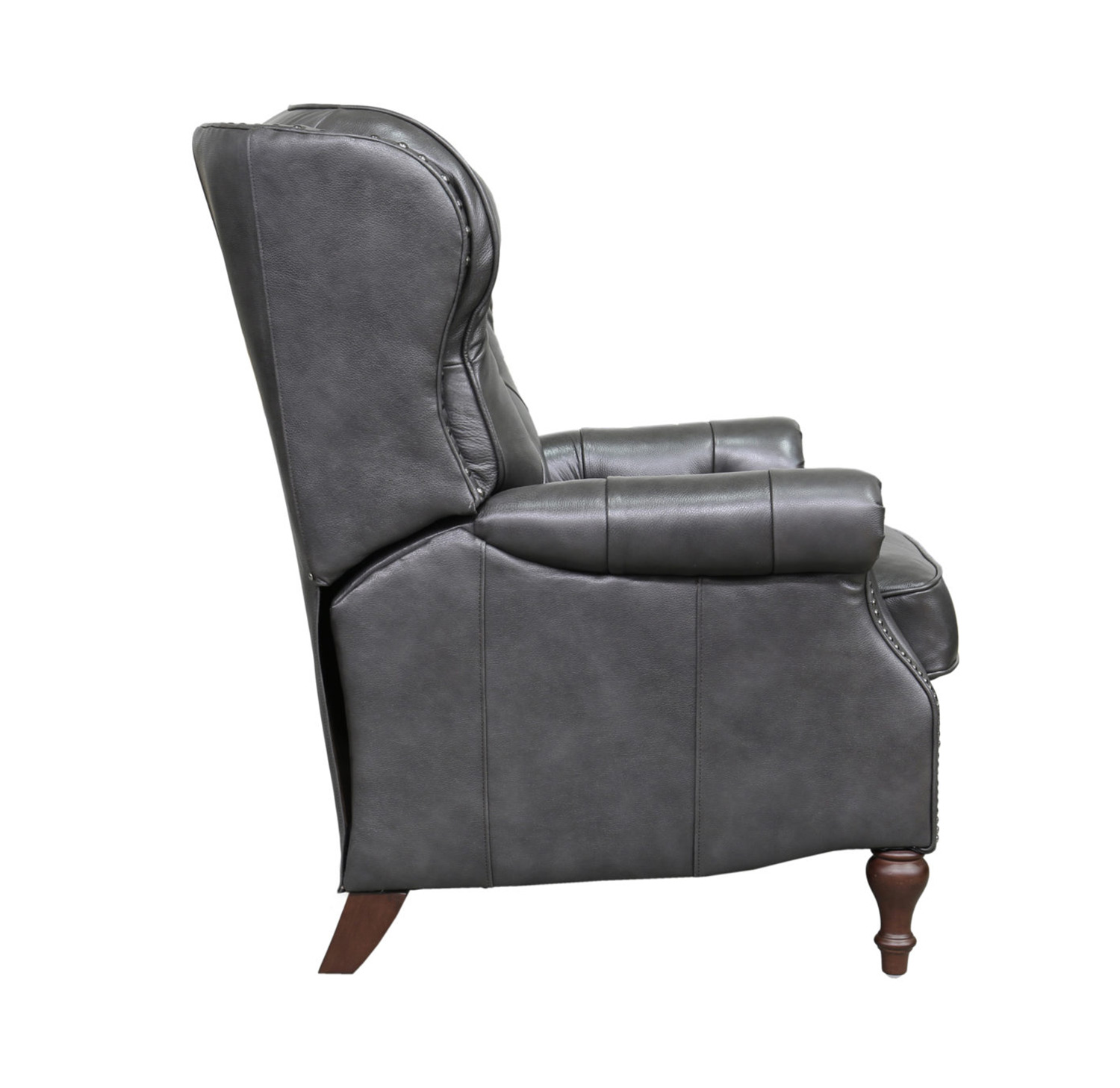 Barcalounger Kendall Recliner Chair - Wrenn Gray/all leather