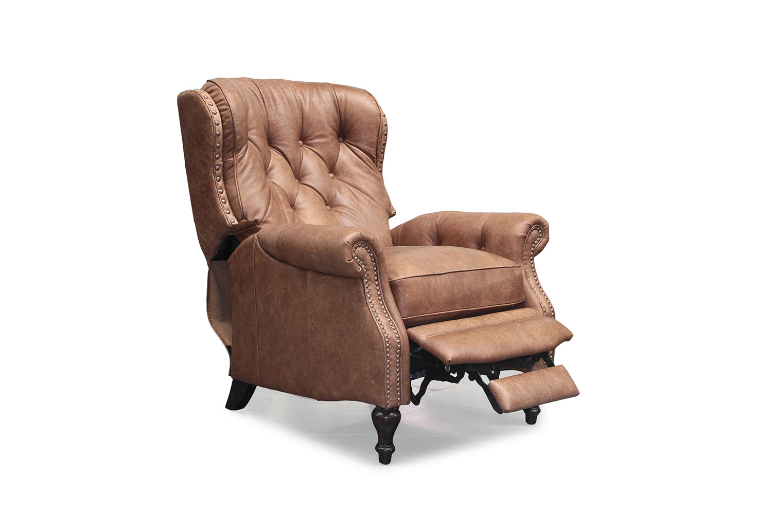 Barcalounger KendAll Recliner Chair - Sanded Bomber/All top grain Leather