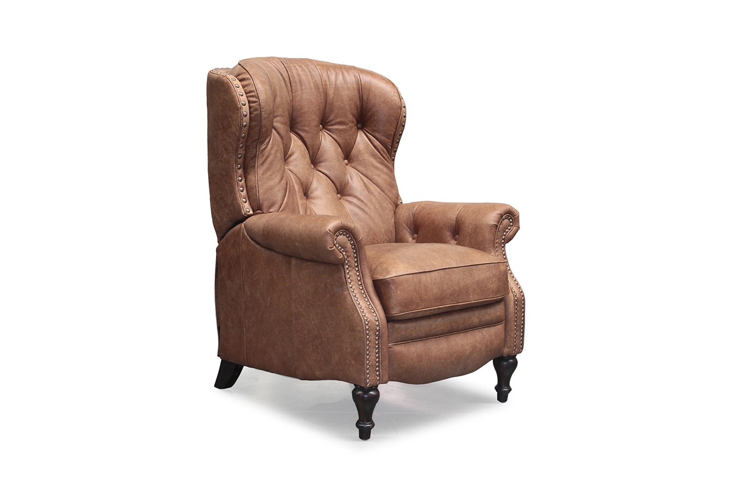 Barcalounger KendAll Recliner Chair - Sanded Bomber/All top grain Leather
