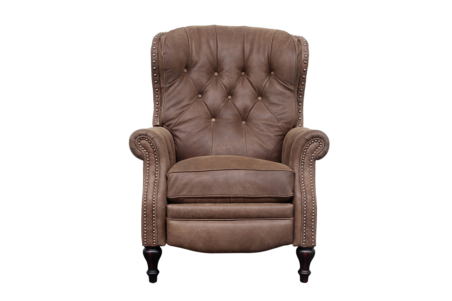 Barcalounger KendAll Recliner Chair - Sanded Dark Bomber/Top Grain Leather