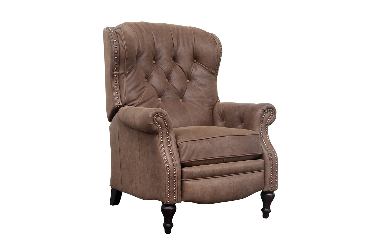 Barcalounger KendAll Recliner Chair - Sanded Dark Bomber/Top Grain Leather