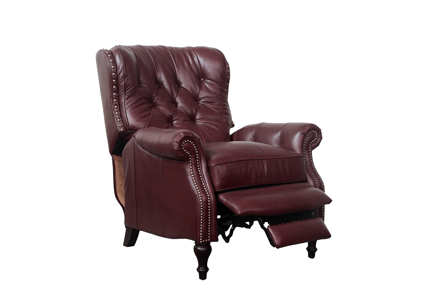 Barcalounger KendAll Recliner Chair - Shoreham Wine/All Leather