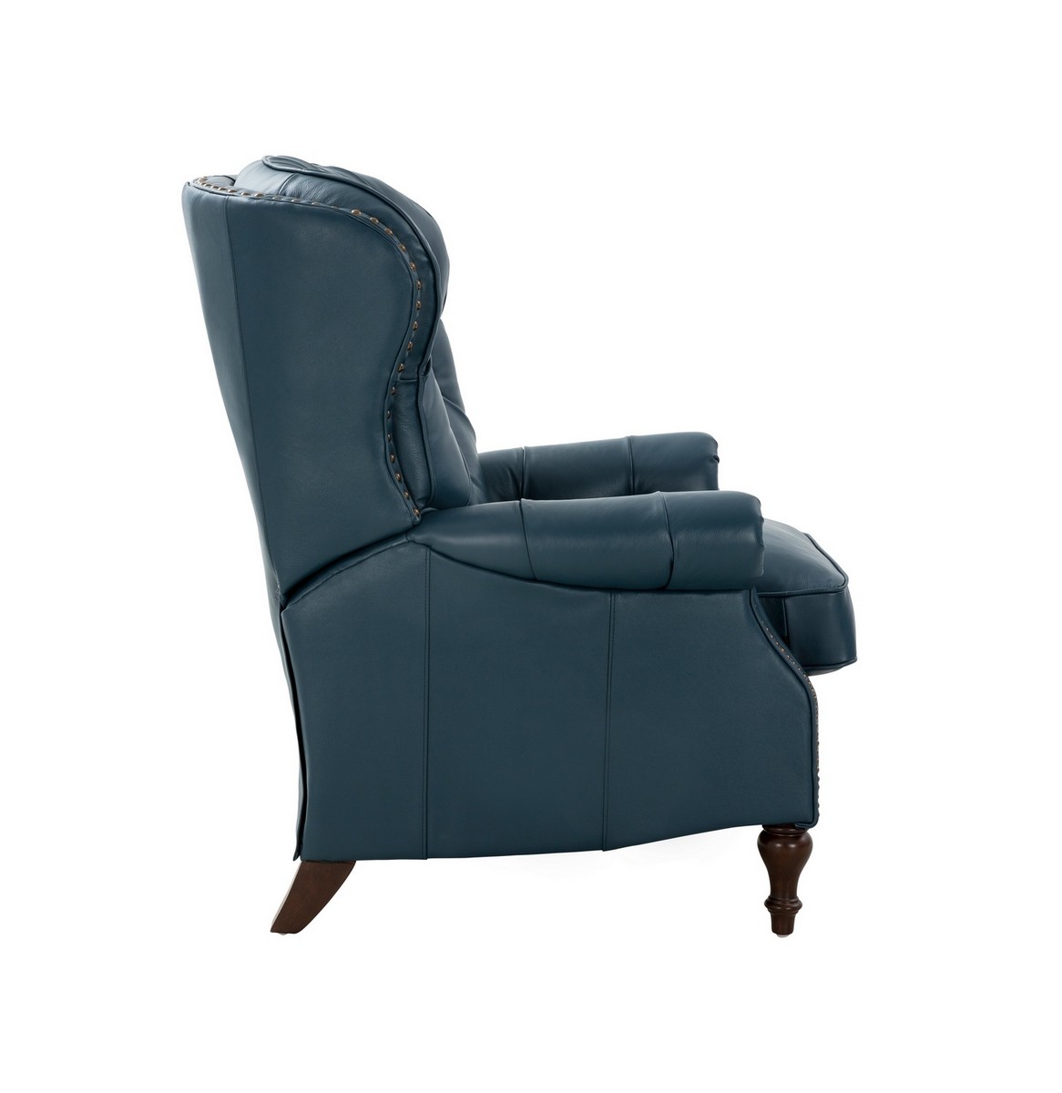 Barcalounger Kendall Recliner Chair - Prestin Yale Blue/All Leather