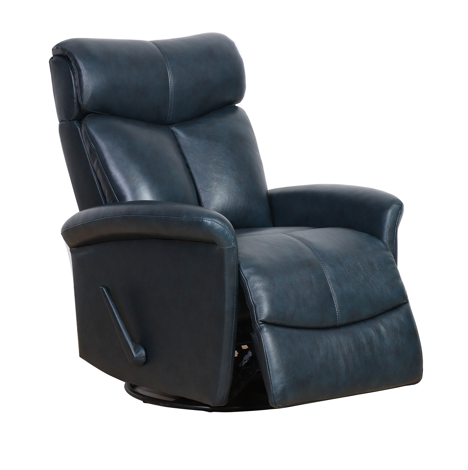 Barcalounger Diego Swivel Glider Recliner Chair - Ryegate Sapphire Blue