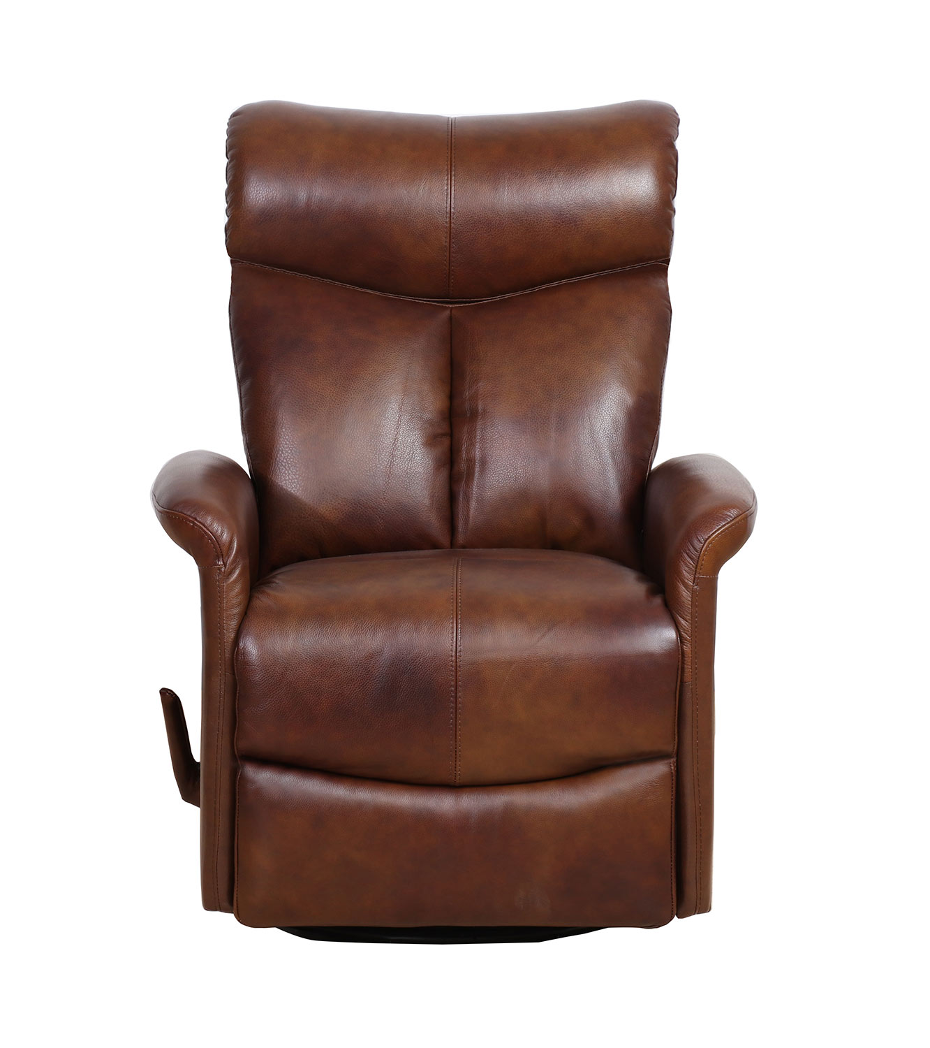 Barcalounger Diego Swivel Glider Recliner Chair - Ryegate Brownstone/Leather Match