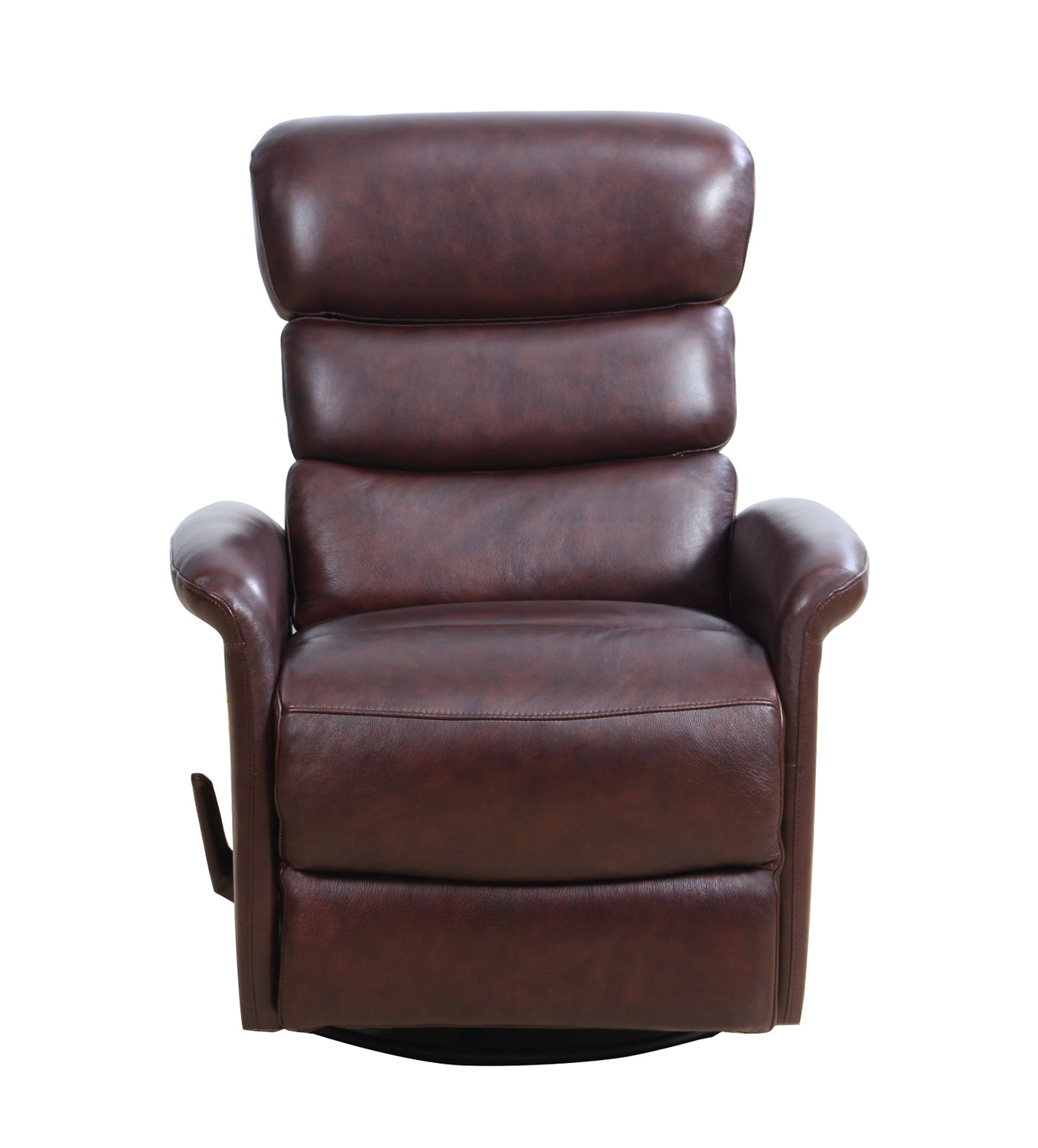 Barcalounger Jack Swivel Glider Recliner Chair - Ryegate Burgundy/Leather Match