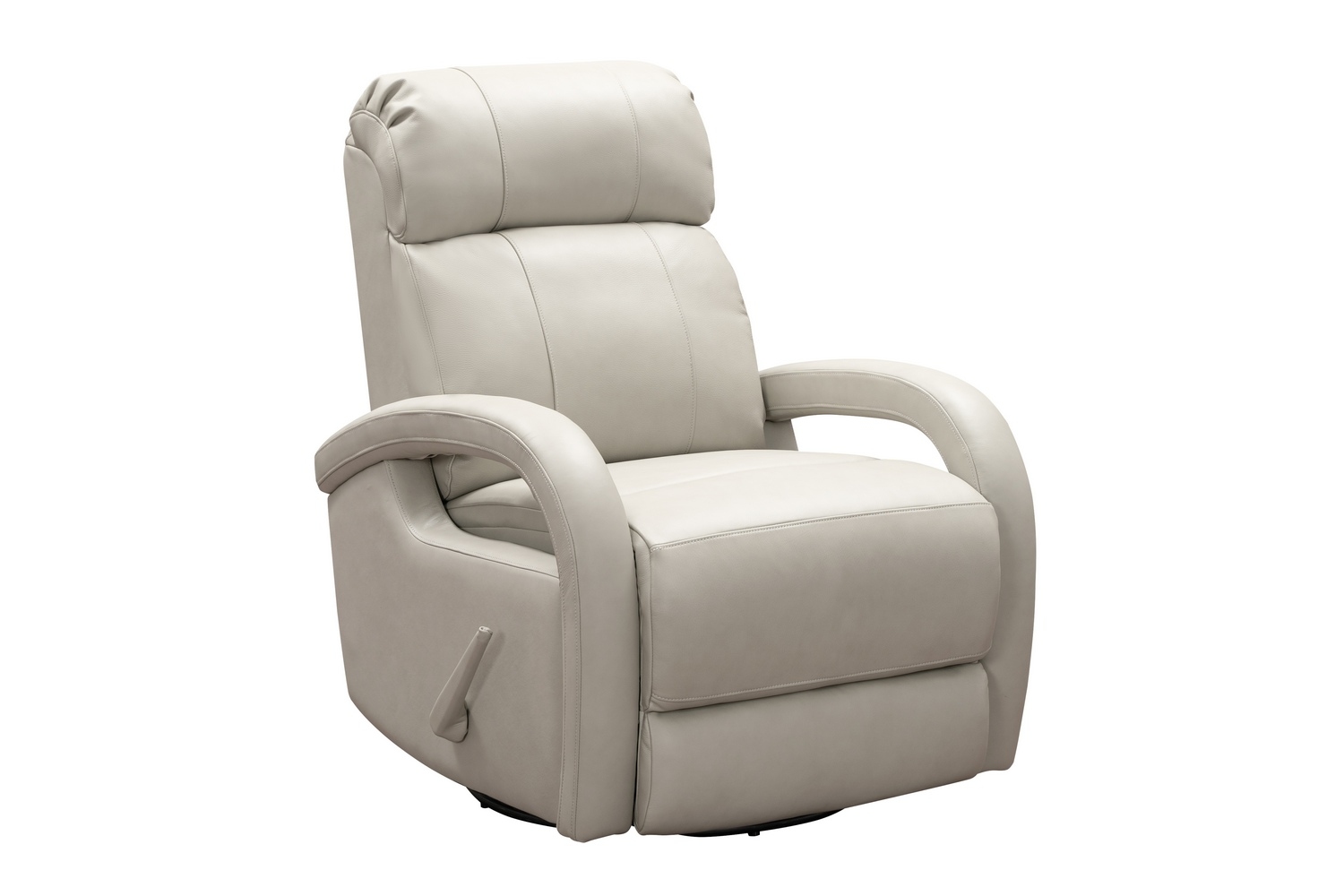 Barcalounger Harvey Swivel Glider Recliner Chair - Wenlock Dove/All Leather