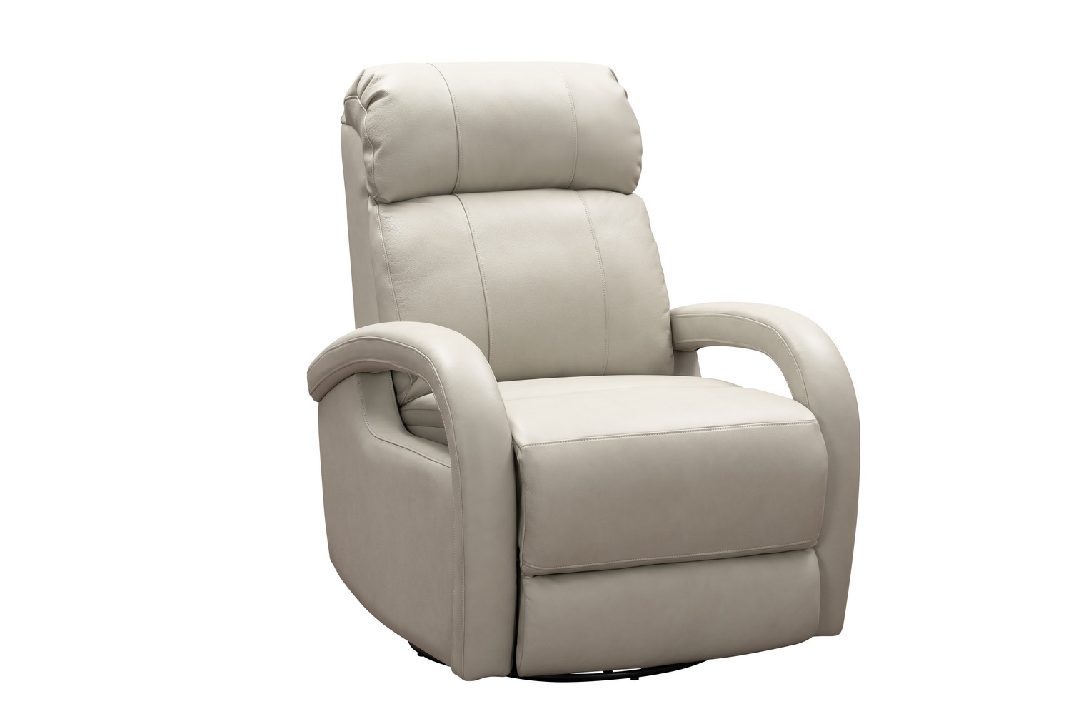 Barcalounger Harvey Swivel Glider Recliner Chair - Wenlock Dove/All Leather