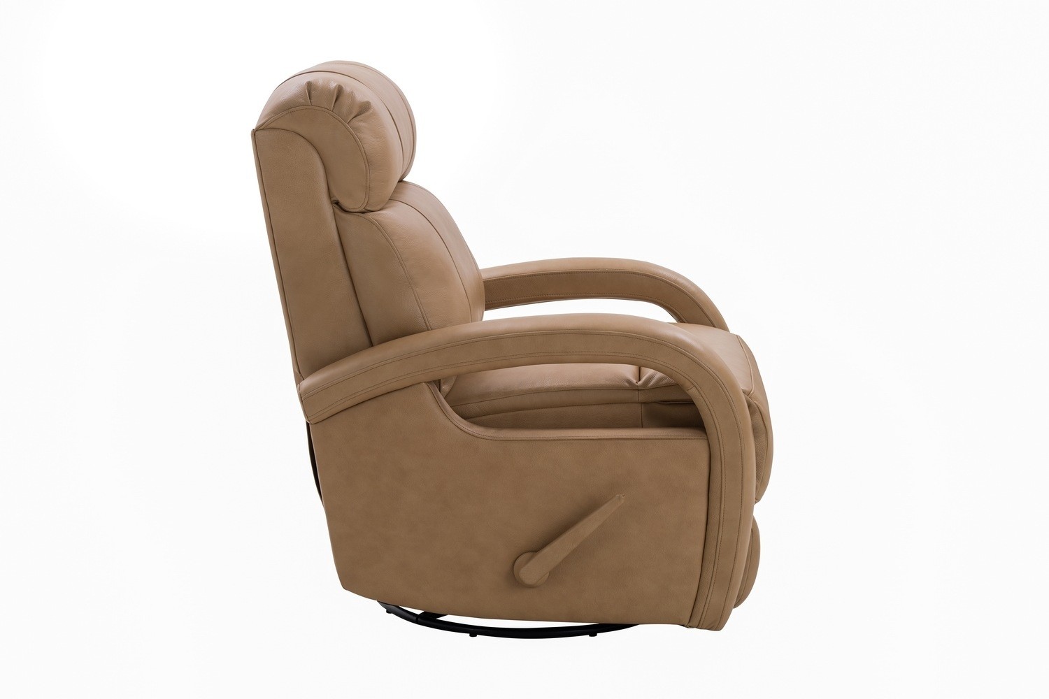 Barcalounger Harvey Swivel Glider Recliner Chair - Prestin Tuscan Sun/All Leather