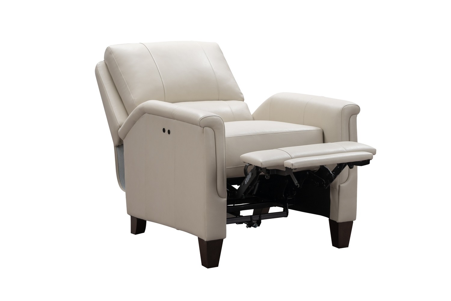Barcalounger Quinn Power Recliner Chair - Barone Parchment/All Leather