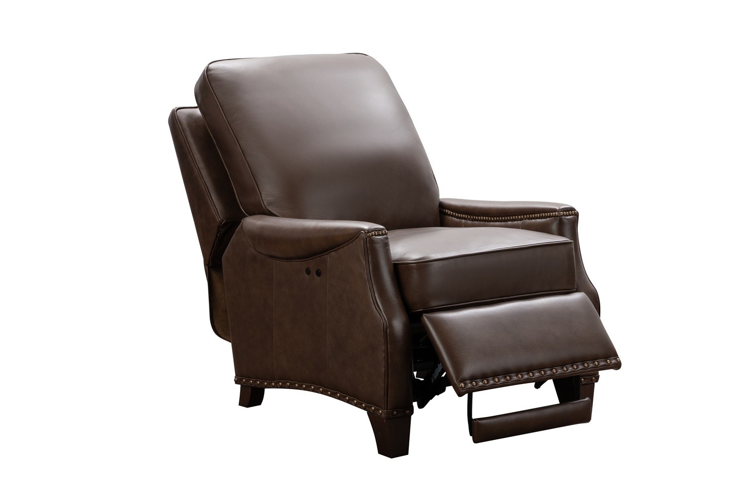Barcalounger Ellis Power Recliner Chair - Wenlock Double Chocolate/All Leather