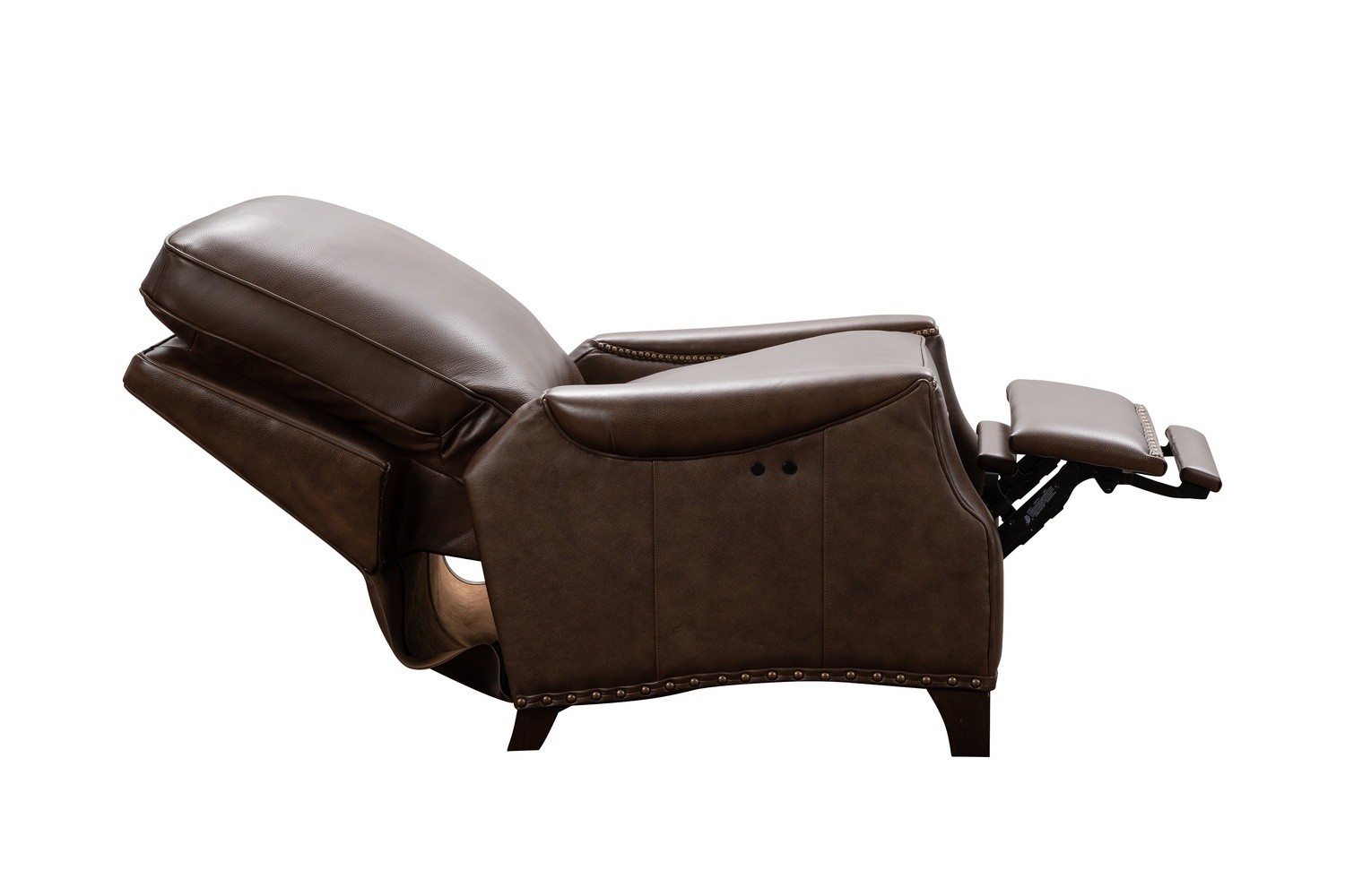 Barcalounger Ellis Power Recliner Chair - Wenlock Double Chocolate/All Leather