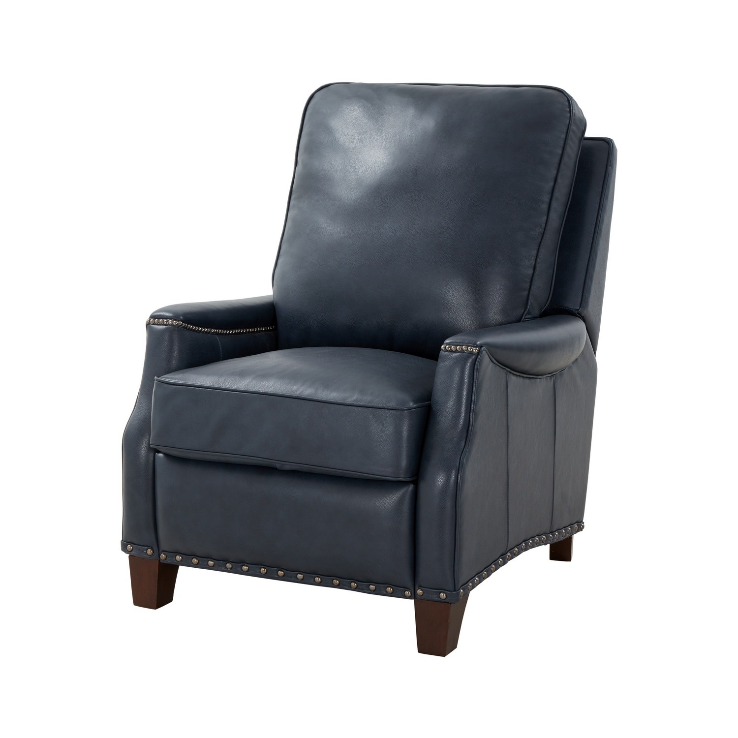 Barcalounger Ellis Power Recliner Chair - Barone Navy Blue/All Leather