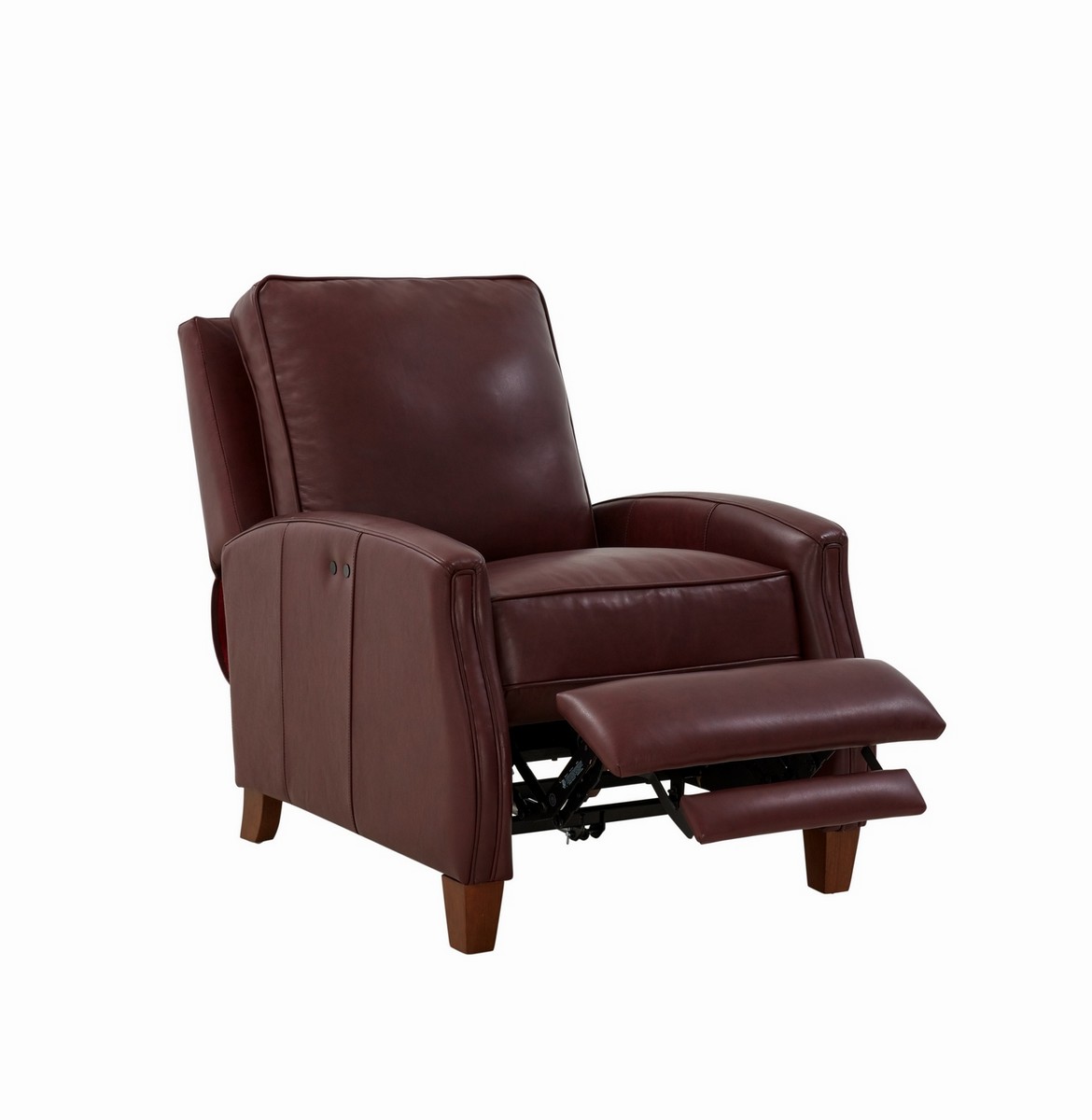 Barcalounger Penrose Power Recliner Chair - Shoreham Wine/All Leather