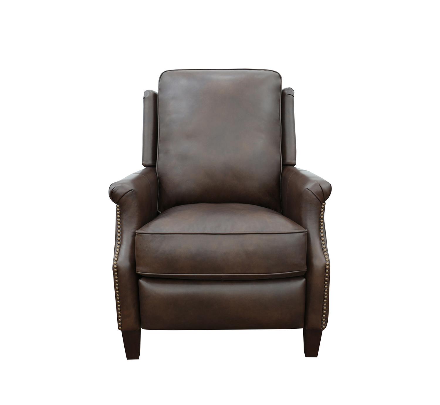 Barcalounger Riley Power Recliner Chair - Ashford Walnut/All Leather