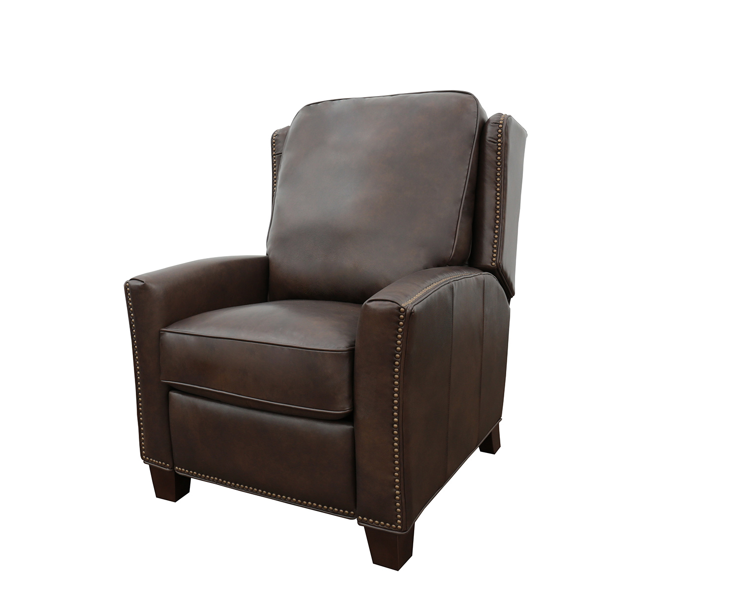 Barcalounger Woodbridge Power Recliner Chair - Ashford Walnut/All Leather