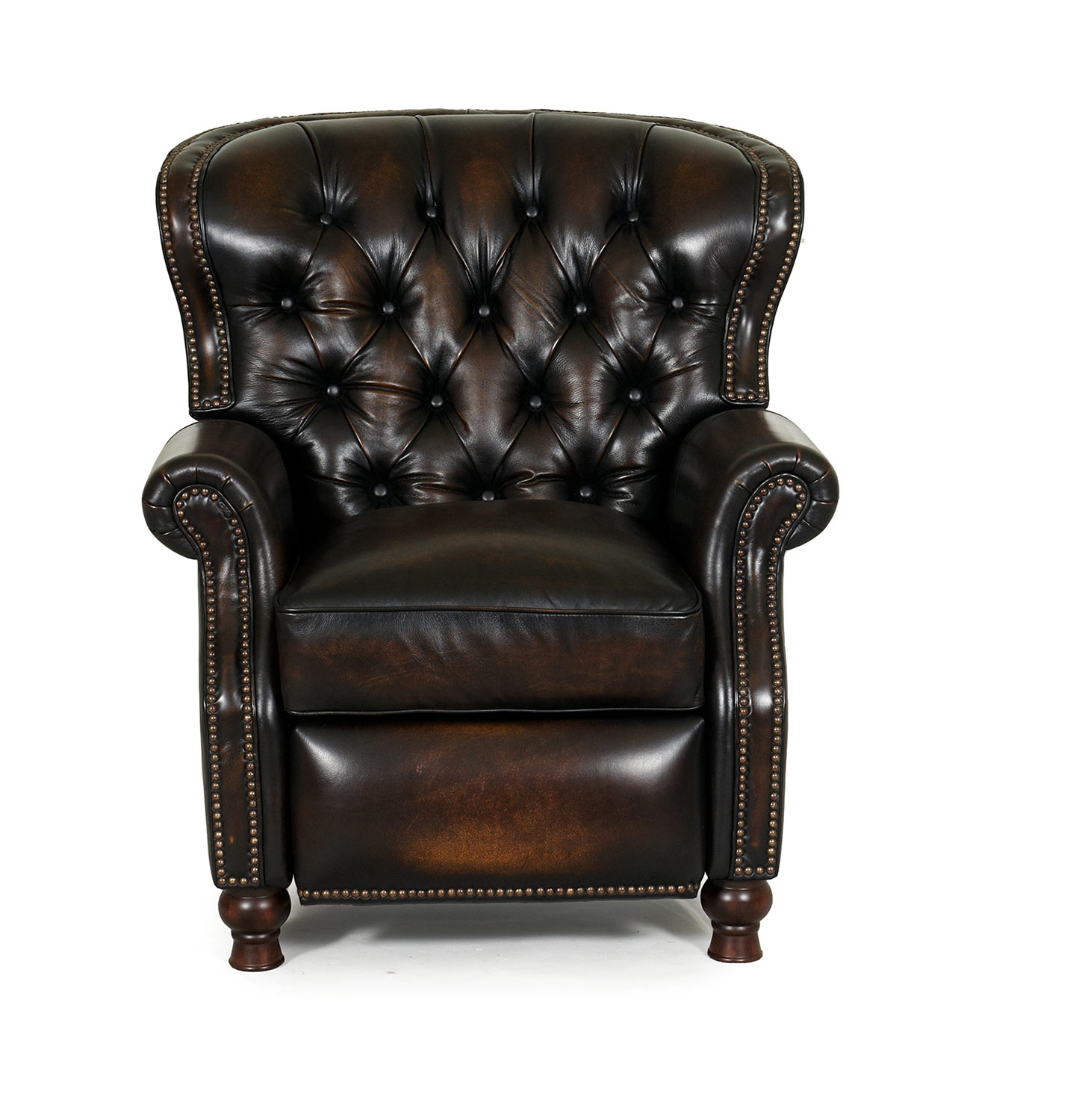 Barcalounger Presidential Power Recliner Chair - Stetson Coffee/All Leather