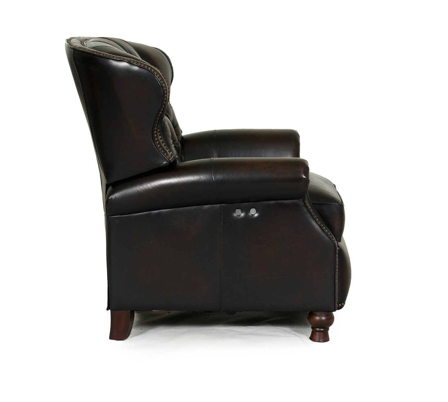 Barcalounger Presidential II Vintage Reserve Power Recliner Chair - Stetson Coffee
