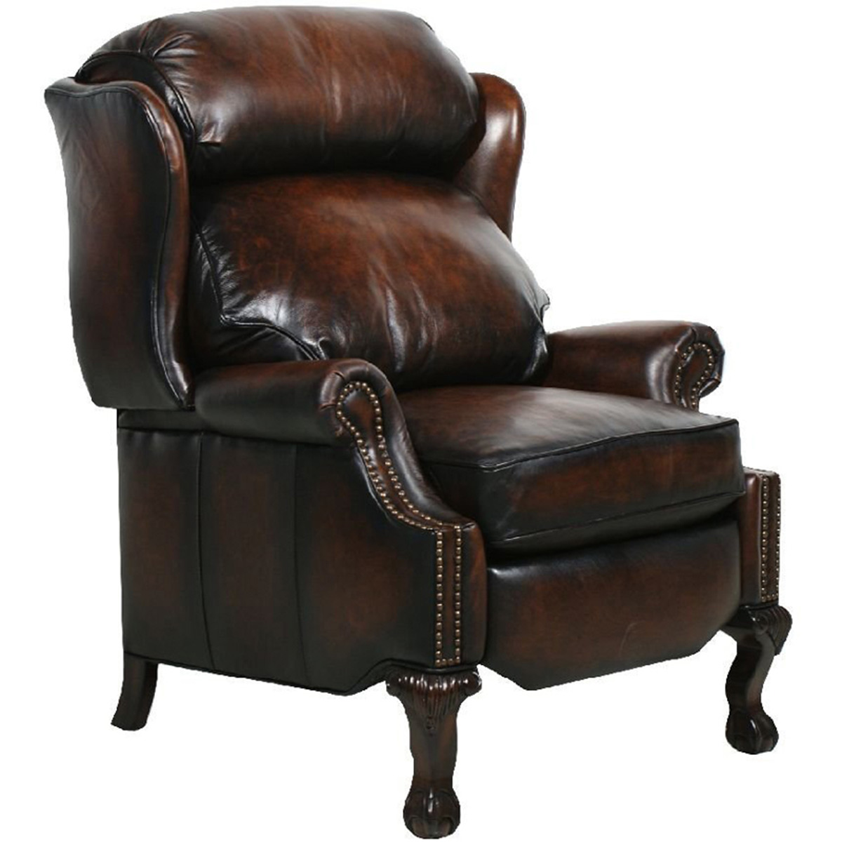 Barcalounger Danbury Power Recliner Chair - Stetson Coffee/All Leather