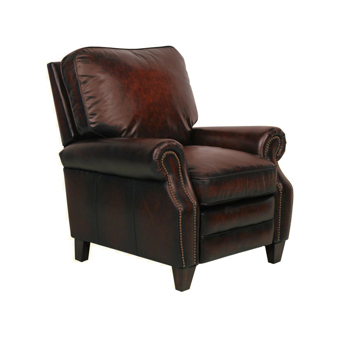 Barcalounger Briarwood Power Recliner Chair - Stetson Bordeaux/All Leather