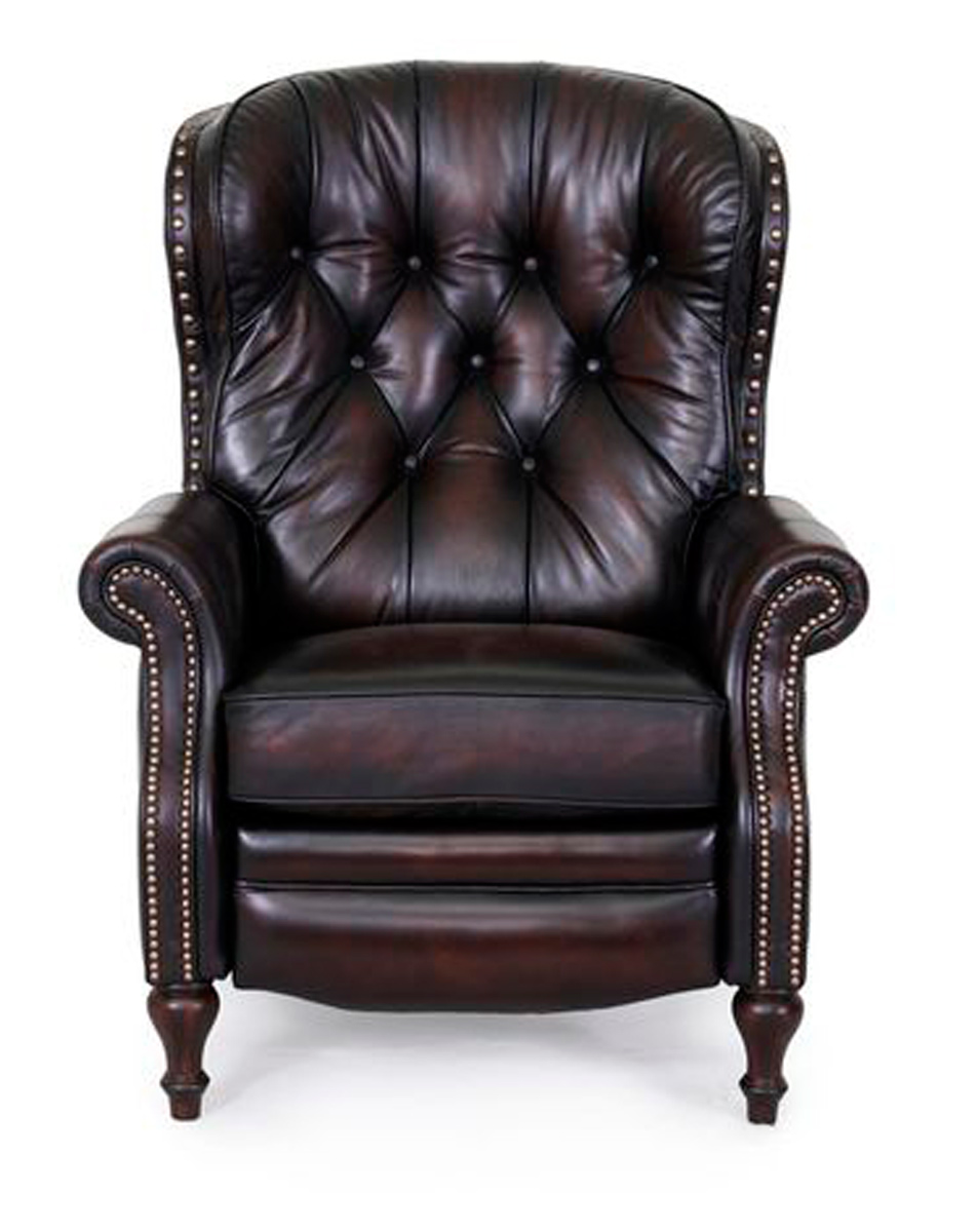 Barcalounger Kendall II Vintage Reserve Power Recliner Chair - Stetson Coffee