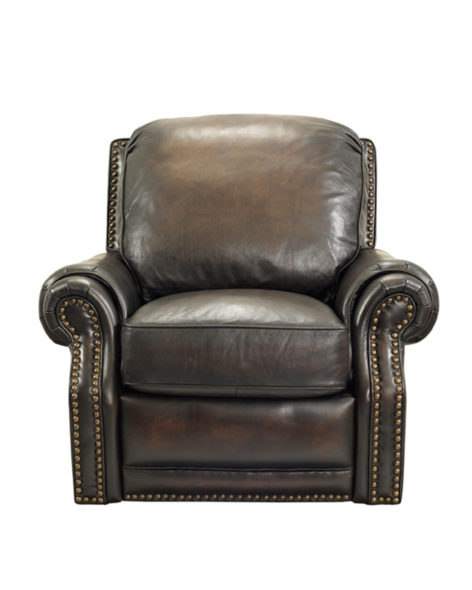 Barcalounger Premier Power Recliner Chair - Stetson Coffee/All Leather