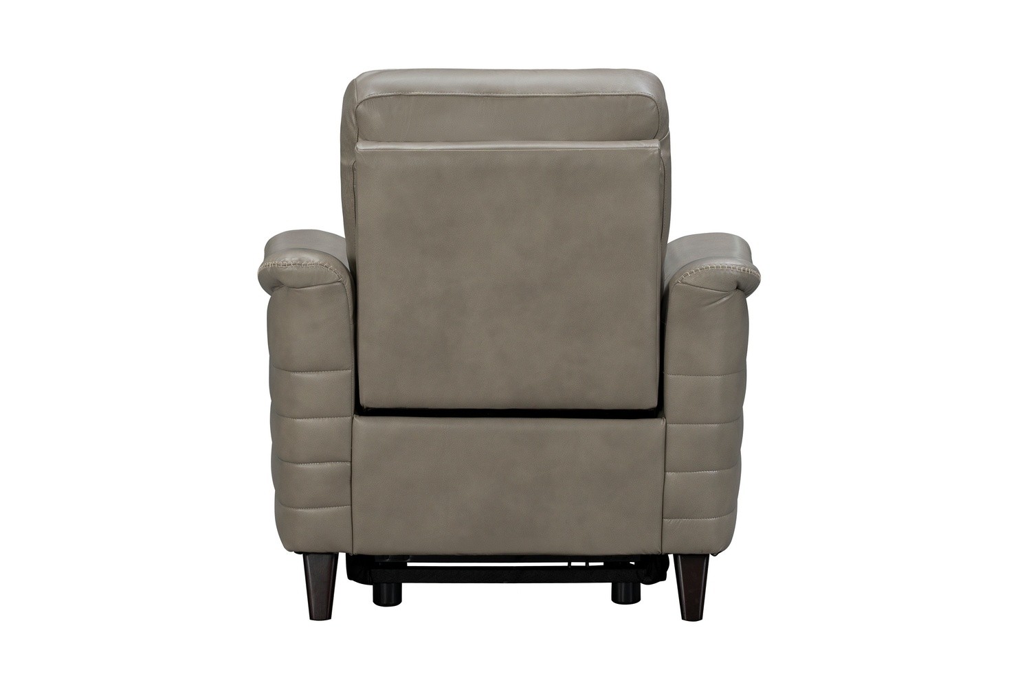 Barcalounger Malone Power Recliner Chair with Power Head Rest - Sergi Gray Beige/Leather Match