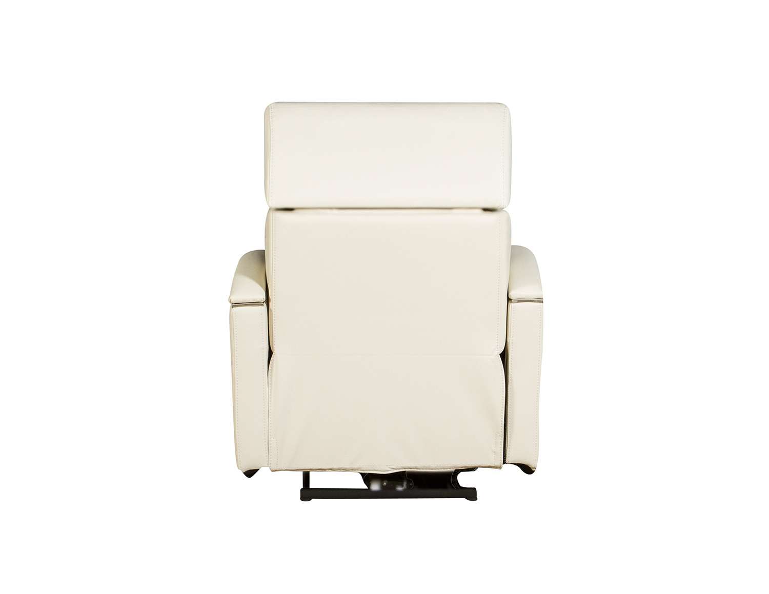 Barcalounger Cosmo Power Recliner Chair with Power Head Rest - Cashmere White/Leather Match