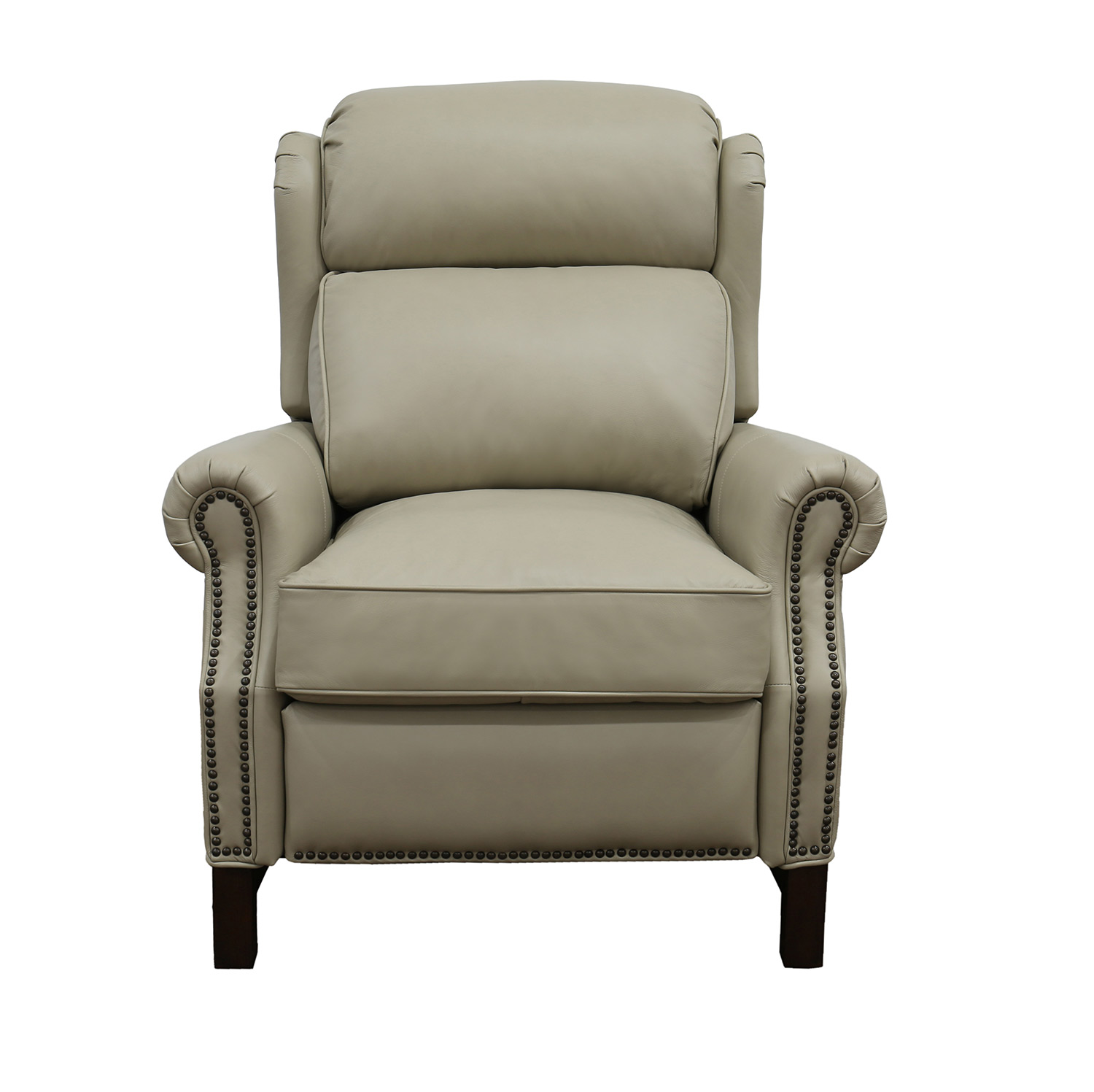 Barcalounger Thornfield Power Recliner Chair with Power Head Rest - Shoreham Cream/All Leather