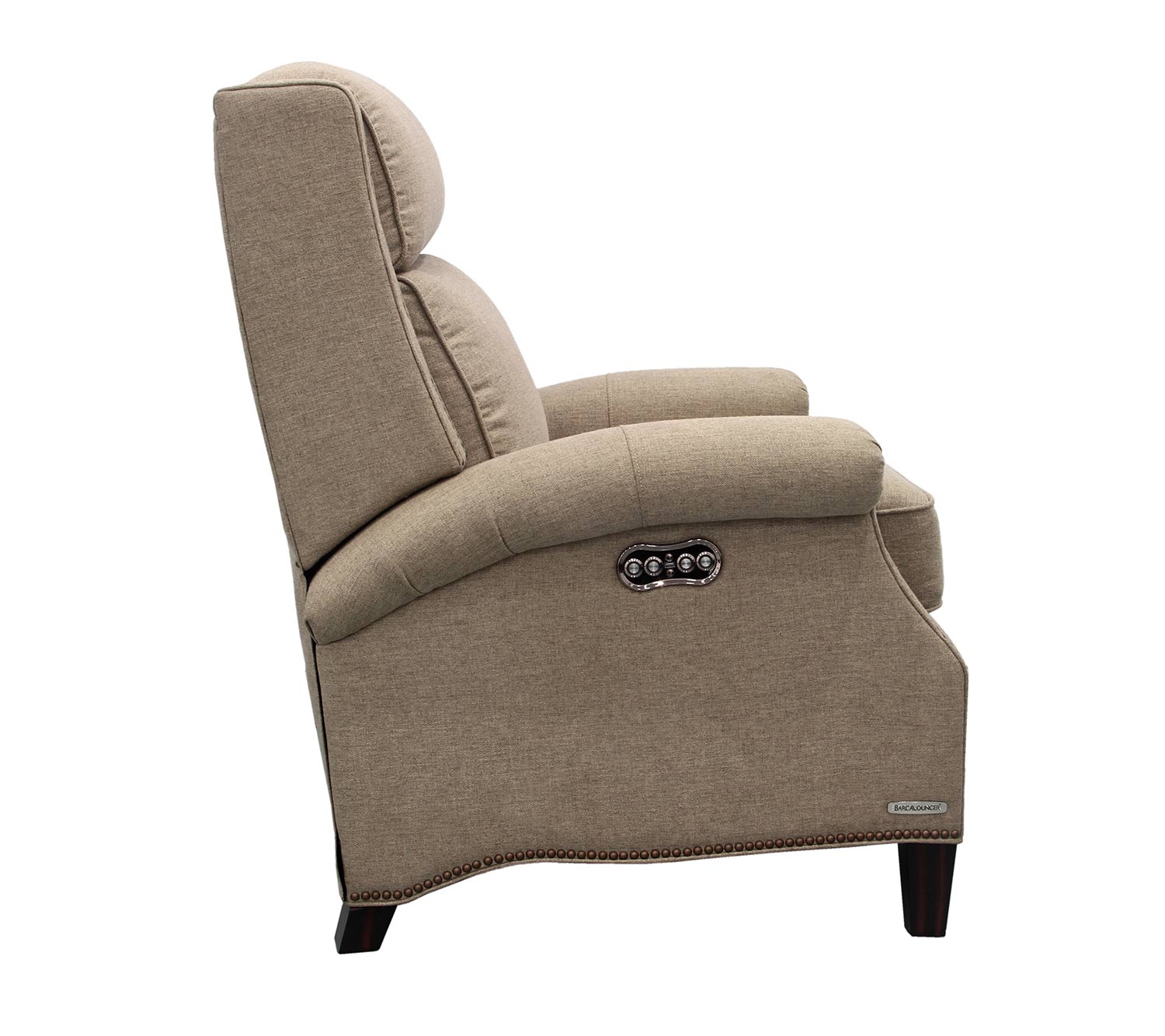Barcalounger Barrett Power Recliner Chair with Power Headrest - Sisal/fabric
