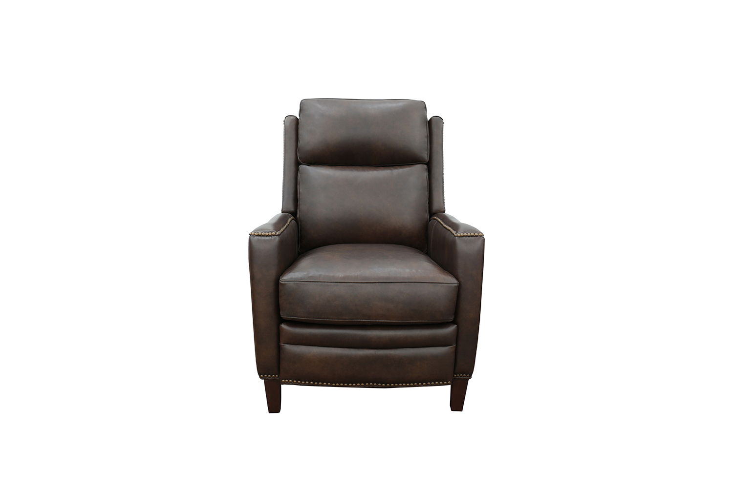Barcalounger Nolan Power Recliner Chair with Power Head Rest - Ashford Walnut/All Leather